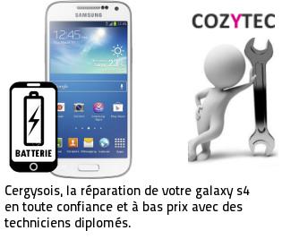 Reparation batterie Galaxy S4 Cergy