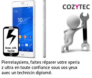 Reparation ecran Xperia Z ultra Pierrelaye