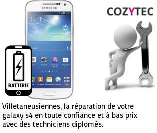 Reparation batterie Galaxy S4 Villetaneuse